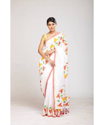 white cotton sarees 2