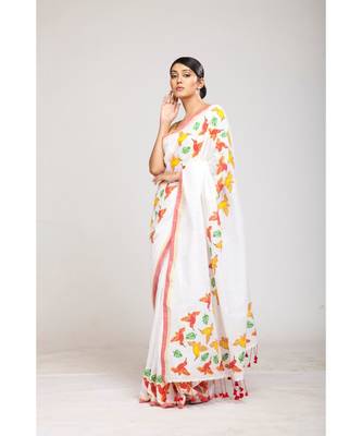 white cotton sarees 3