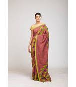 magenta cotton sarees