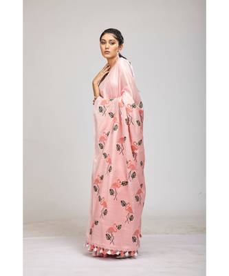 pink cotton sarees 2