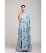 blue cotton sarees