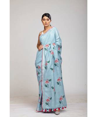 blue cotton sarees 2