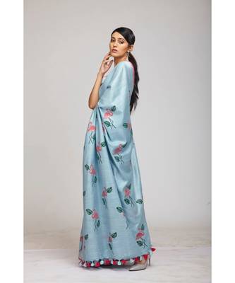 blue cotton sarees 3
