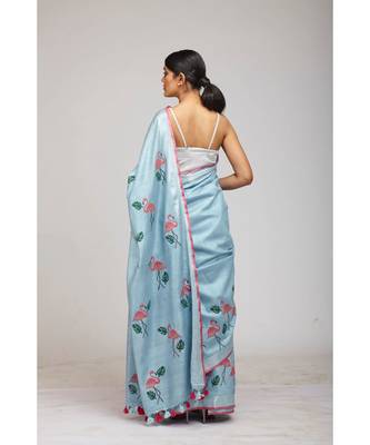 blue cotton sarees 4