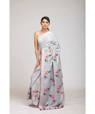 grey cotton sarees 2