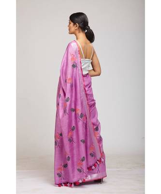 mauve cotton sarees 4