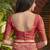 Peach woven banarasi silk saree with blouse