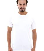 White plain cotton men-tshirts