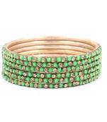 Green bangles-and-bracelets