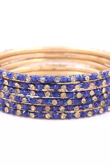 Blue bangles-and-bracelets