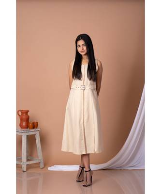 En Vogue Embroidered Desginer Dress With Adjustable Belt 1