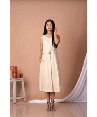 En Vogue Embroidered Desginer Dress With Adjustable Belt 2
