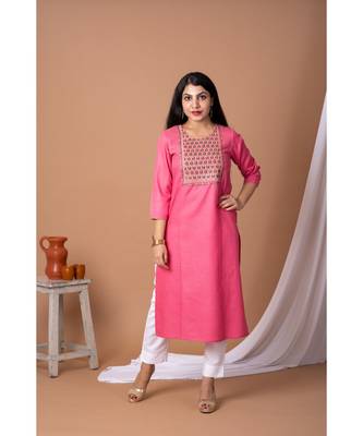 En Vogue Embroidered Kurta With Princess Cut 3