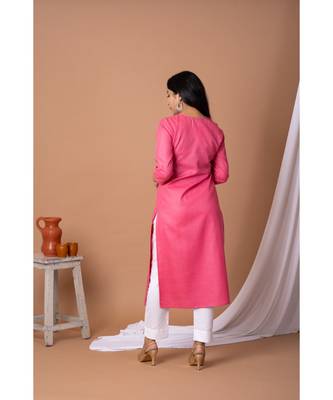 En Vogue Embroidered Kurta With Princess Cut 6