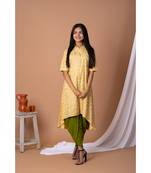 En Vogue Viscose Metallic Printed Kurta With Dhoti