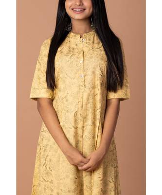 En Vogue Viscose Metallic Printed Kurta With Dhoti 6