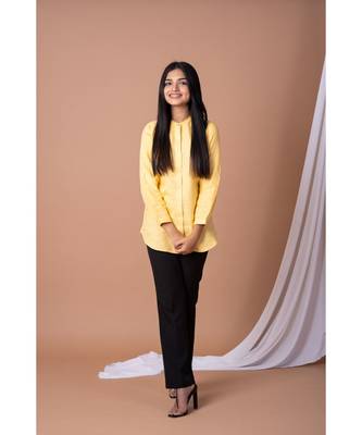 En Vogue Solid Linen Shirt 3