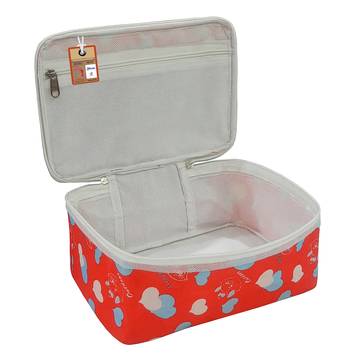 atorakushon    Fabric Women Makeup Storage Box Travel Vanity Cosmetic Bag Organizer Jewellery Pouch Pack of 4 Multicolor 4