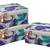 atorakushon    Fabric Women Makeup Storage Box Travel Vanity Cosmetic Bag Organizer Jewellery Pouch Pack of 3 Multicolor