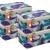 atorakushon    Fabric Women Makeup Storage Box Travel Vanity Cosmetic Bag Organizer Jewellery Pouch Pack of 4 Multicolor