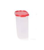 Tupperware Air Tight Oval Dry Storage Containers 1.7L Red