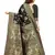 Black Art Silk   Woven Saree With Blouse For Women