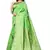 Light Green Art Silk   Woven Saree With Blouse For Women