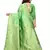 Light Green Art Silk   Woven Saree With Blouse For Women