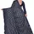 Blue Art Silk   Printed  Saree With Blouse For Women
