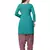blue synthetic dress-materials
