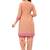 peach synthetic dress-materials