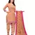 peach synthetic dress-materials