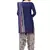 blue synthetic dress-materials
