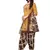 brown synthetic dress-materials