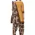 brown synthetic dress-materials