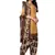 brown synthetic dress-materials