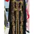 Black Zari Stone Work Georgette Islamic Style Beads Embedded Partywear Kaftan Long Gown Evening wear Dubai kaftan