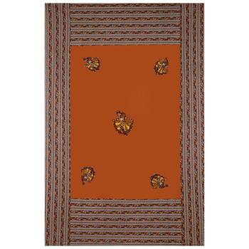 Applique Mustard Gujri Jaipuri Hand Made Embroidery Patch Work Single Bedsheet 3