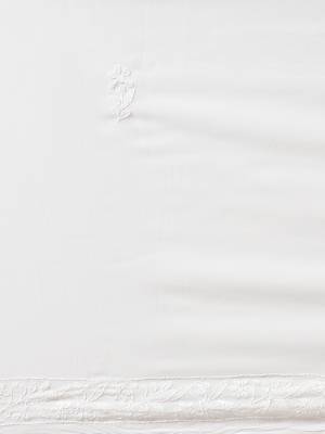 Hand Embroidered White Georgette Lucknow Chikan Saree With Blouse 4