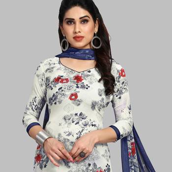 Blue digital print crepe salwar 3