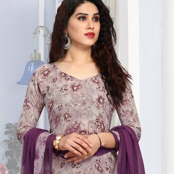 Purple digital print crepe salwar 4