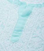 Ada Hand Embroidered Blue Faux Georgette Lucknow Chikankari Women Kurta - A105276