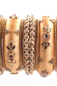 Gold bangles-and-bracelets