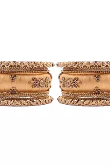 Gold bangles-and-bracelets