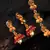 Gold plated Stone Studded Necklace Set