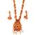 Gold plated Stone Studded Necklace Set
