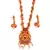 Gold plated Stone Studded Necklace Set