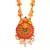 Gold plated Stone Studded Necklace Set