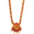 Gold plated Stone Studded Long and Short Necklace Set With Earings