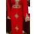 Red Zari Stone Work Georgette Islamic Style Beads Embedded Partywear Kaftan Long Gown Evening wear Dubai kaftan